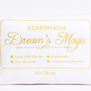 Almohada Premium Siliconada "Cloud-Soft" – Confort Hotelero 50x70