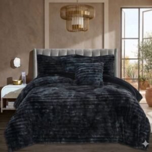 Edredón Acanalado Premium 5 Piezas (Semidoble / Doble / Queen)